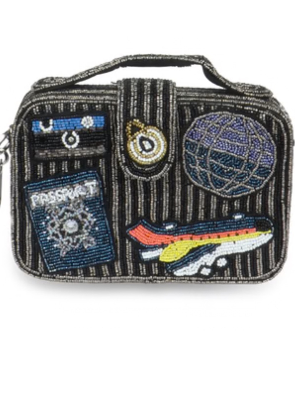 From India To You Viral Beaded Travel and Crossbody Purse NWT - Picture 9 of 9